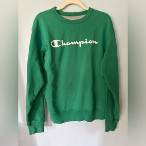 Green Champion crew neck